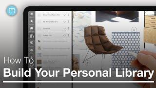 How to Build Your Personal Library Morpholio Board iPad Tutorial for Home Decor & Interior Design