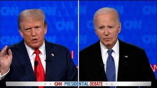 First 2024 Biden-Trump Debate Theyre taking Black jobs Trump says of undocumented immigrants