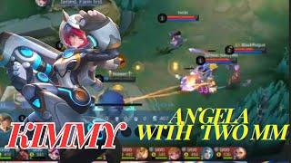 Kimmy Had two MM and Angela as opponents   Mobile Legends Bang Bang
