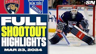 Florida Panthers at New York Rangers  FULL Shootout Highlights - March 23 2024