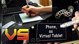 Drawing Tablet vs Smartphone for OSU #shorts