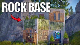 I built a hidden rock base...