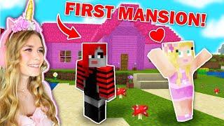 Building Our FIRST MANSION In MINECRAFT