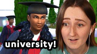 MY SIMS GRADUATED UNIVERSITY