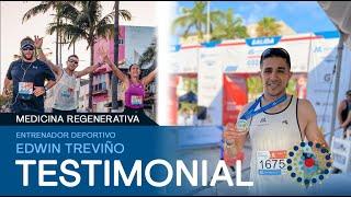 Lesiones Deportivas  Plasma Rico en Plaquetas  Edwin Treviño  Testimonial