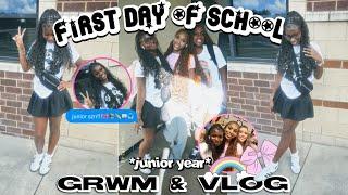 FIRST DAY OF SCHOOL*junior szn* grwm + school vlog