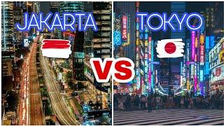 TOKYO VS JAKARTA 2021  CAPITAL CITY OF JAPAN AND INDONESIA