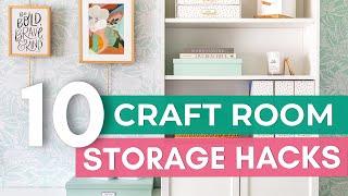 10 Clever Craft Room Ideas  Cricut Storage Hacks & More