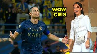 Cristiano Ronaldo SHOCKED Giorgina vs Al Khaleej 04112023