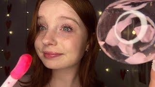 ASMR Sweet Popular Girl Does Your Valentine’s day Makeup 