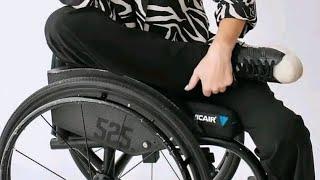 Beautiful woman challenges disability with a wheelchair #disability