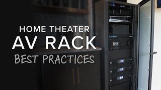 Home Theater AV Rack Best Practices & Setup  Layout Wiring Cable Management