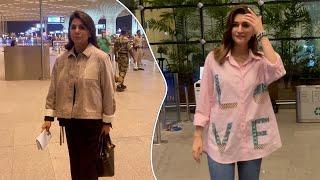 Embracing Elegance Kriti Sanon & Neetu Kapoor Spotted At Airport Departure