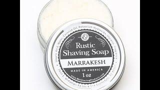 WSP Rustic Shaving Soap - Marrakesh Ikon X3 Slant
