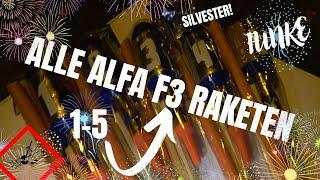 FUNKE FEUERWERK ISKRA LINE ALFA 1 - 5  F3 RAKETEN TOP