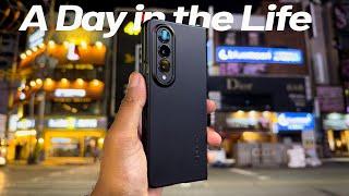 Galaxy Z Fold 4 Review in 2023 - A Day in the Life in Korea Battery & Camera Test