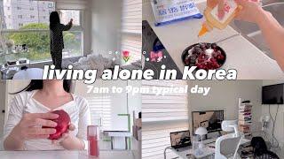 Living Alone in Korea  7AM to 9PM typical office day VLOG  SunnyVlog산니