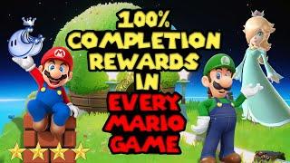 Completion Rewards in Every Mario Game