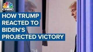 How Donald Trump White House reacted to Joe Bidens projected election victory