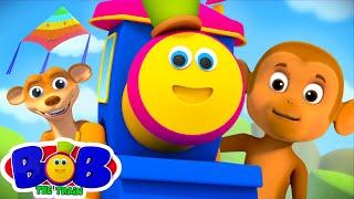 Pop Goes the Weasel  Preschool Nursery Rhymes & Baby Songs - Bob The Train  Kids Tv