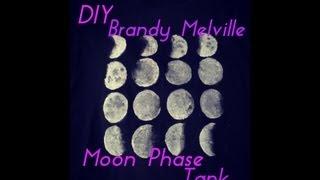 DIY Brandy Melville Moon Phase Tank
