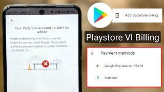 Your Vodafone Account Couldnt be Added in Playstore Problem Solved