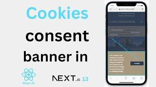 Cookies Consent Banner in React  NextJS