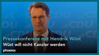 Statement von Hendrik Wüst CDU nach der Sitzung des CDU-Landesvorstandes