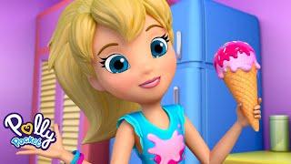 Polly Pocket Full Episodes Compilation  Crazy Ice Cream Splash  Kids Movies