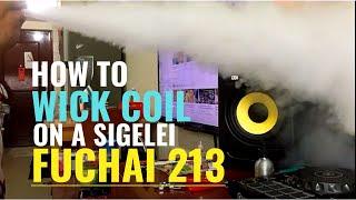 Sigelei Fuchai 213 - How to wick coils