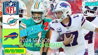 Buffalo Bills Vs. Miami Dolphins Week 2 FULL GAME Highlights Sep 12 2024  NFL Today