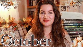 october TBR  or watch me have a crisis about wanting to read every book ever