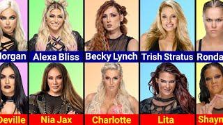 Real Life Close Friends in WWE Female Wrestlers