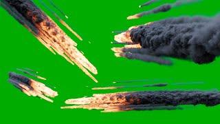 Realistic Meteor Green Screen  green screen meteor  green screen video  green screen effects