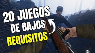 Los 20 MEJORES JUEGOS para PC con POCOS REQUISITOS - MUY BIEN OPTIMIZADOS