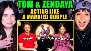 TOM HOLLAND & ZENDAYA Acting Like a Married Couple - Reaction