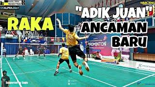 RAKA ADIK JUAN Makin Berbahaya Jadi Ancaman di Tarung Bebas Badminton Tarkam