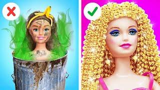 BARBIE & KEN ARE GETTING MARRIED  Makeover Tips And Lifehacks by 123 GO