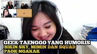 KESERUAN GEEK TAENGGO BARENG MIMIN HELMET DAN SKY DI DISCORD Asli ngakak parah