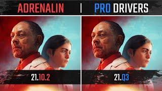 AMD Adrenalin vs AMD PRO Drivers  1080P 1440P and 4K Benchmarks