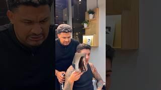 Transformación increíble  SUSCRÍBETE para la parte 2 #hairstyle #haircut