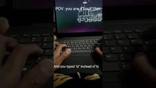 pov you are a linux user