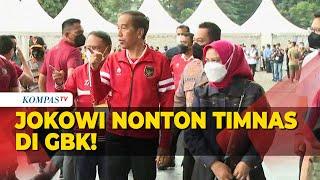 Jokowi Nonton Timnas di GBK