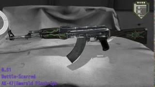 AK-47  Emerald Pinstripe WearFloat