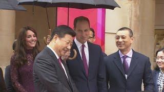 Prince William asks Chinas President if he wants to test drive an Aston Martin?