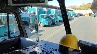 GarbageTrash Truck Driver POV Picking up Monday on a Tuesday.