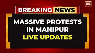 Manipur Violence  Live Updates  Clashes Erupts In Manipur  Imphal Protests Breaking News