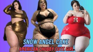the Stunning Snow Angel Cake PlusSize Model American Chubby Fashion Instagram Curvy Star Wiki