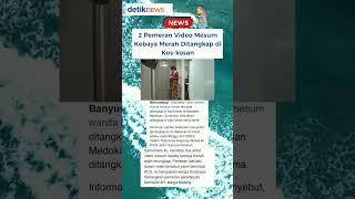 Viral  2 pemain video mesum kebaya merah ditangkap polisi