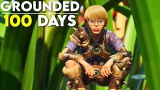 I Played 100 Days Of GROUNDED... Heres What Happened...